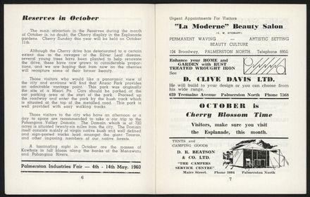 Palmerston North Diary: October 1959 - 5