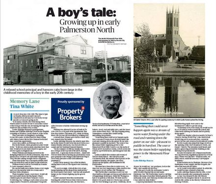 Memory Lane - "A boy's tale: Growing up in early Palmerston North"