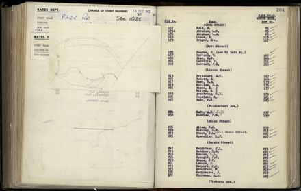 Street Renumbering Guide: Page 207