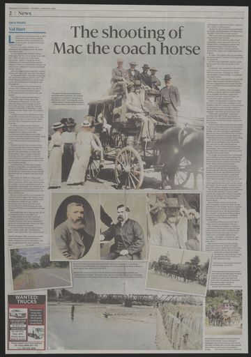 Back Issues: The shooting of Mac the coach horse - Resource cover image