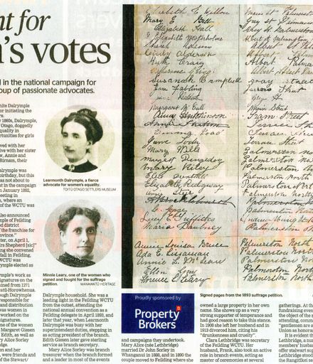 Back Issues: The fight for women's votes