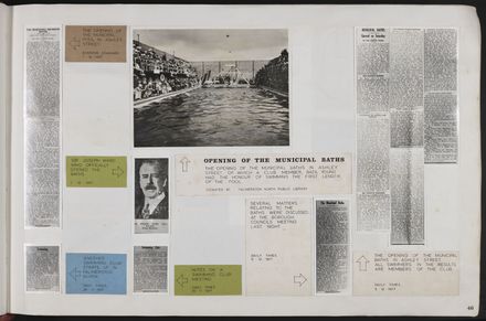 PN Amateur Swimming Club archive book