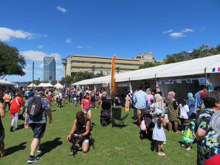Crowds at the Festival of Cultures