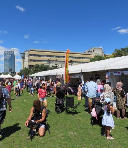 Crowds at the Festival of Cultures