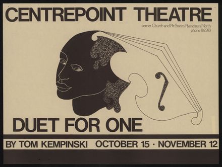 Duet for One - Centrepoint Theatre poster