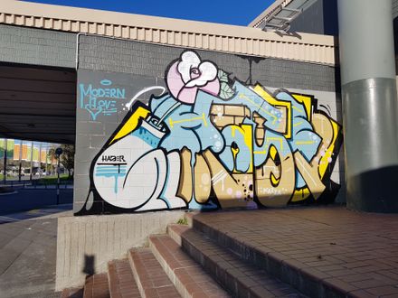 Mural on Civic Administration Building, 2017