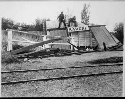 Storm Damaged Karere Railway Station