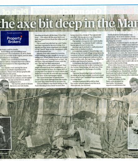 Back Issues: When the axe bit deep in the Manawatū