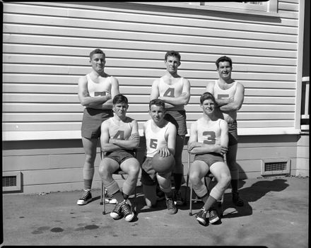 Basketball Team, Palmerston North Teachers' College