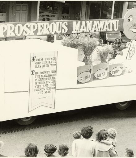Hodder & Tolley float, Palmerston North 75th Jubilee