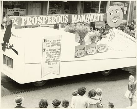Hodder & Tolley float, Palmerston North 75th Jubilee
