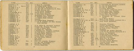Wellington Infantry Regiment 1914-1918 booklet - 9
