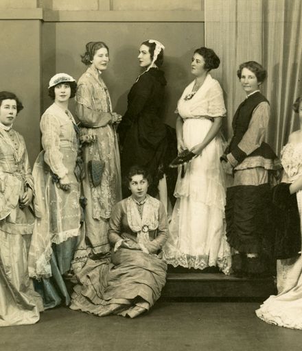 Manawatū County Club members in costume for play