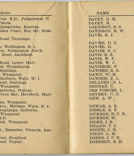 Wellington Infantry Regiment 1914-1918 booklet - 11