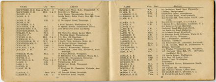 Wellington Infantry Regiment 1914-1918 booklet - 11