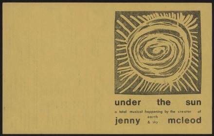 'Under The Sun' flyer