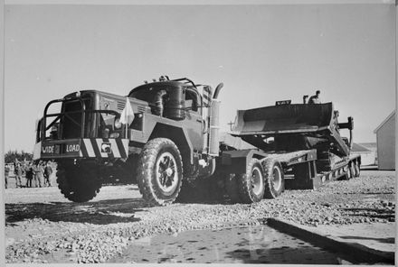 Machinery display at Linton Army Camp