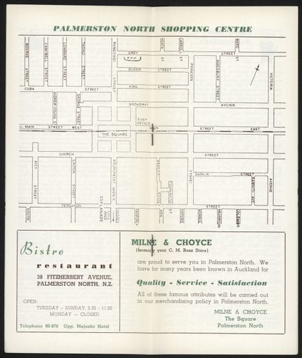 Visitors Guide Palmerston North and Feilding: April-June 1962 - 7