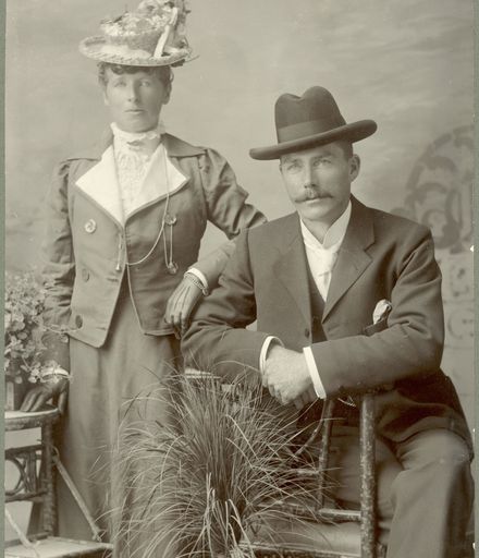 Arthur (?) Johnson and woman