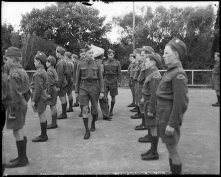 "Inspecting the Marist School Cadets"