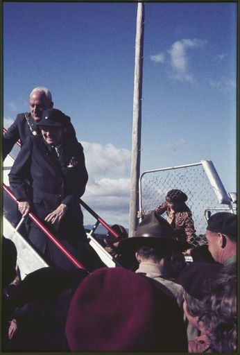 Lady Baden-Powell at Milson Airport