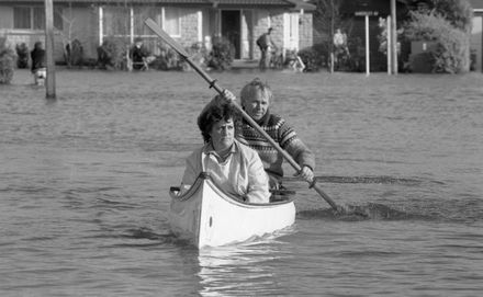 Flooding in Pencarrow Street