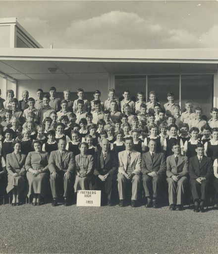 Students & Staff, Freyberg High School, 1955