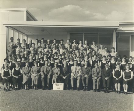 Students & Staff, Freyberg High School, 1955