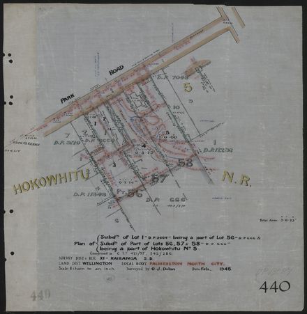 Survey Plans (subdivisions) 1938 - 1951