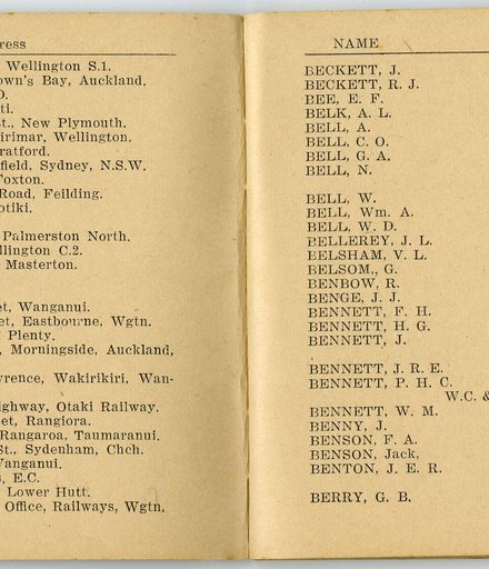 Wellington Infantry Regiment 1914-1918 booklet - 6