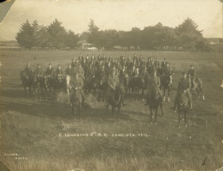 E Squadron 9th Mounted Rifles, Rangiotu