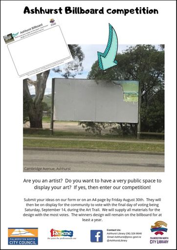 Ashhurst billboard competition