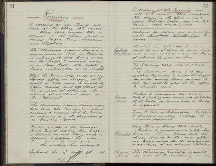 Manawatu Patriotic Society Minute Book (1916-1917) 18