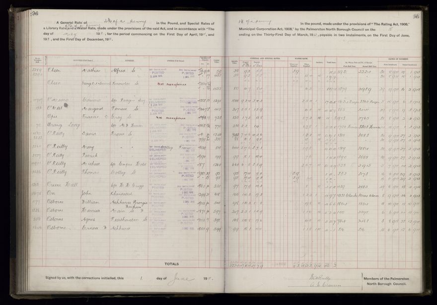Rate book, 1911-1912 - 2021Pa_PNCC2-23-2-V19_034000-0099