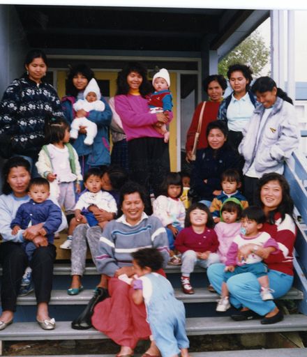Cambodian refugees at Kelvin Grove Community Hall