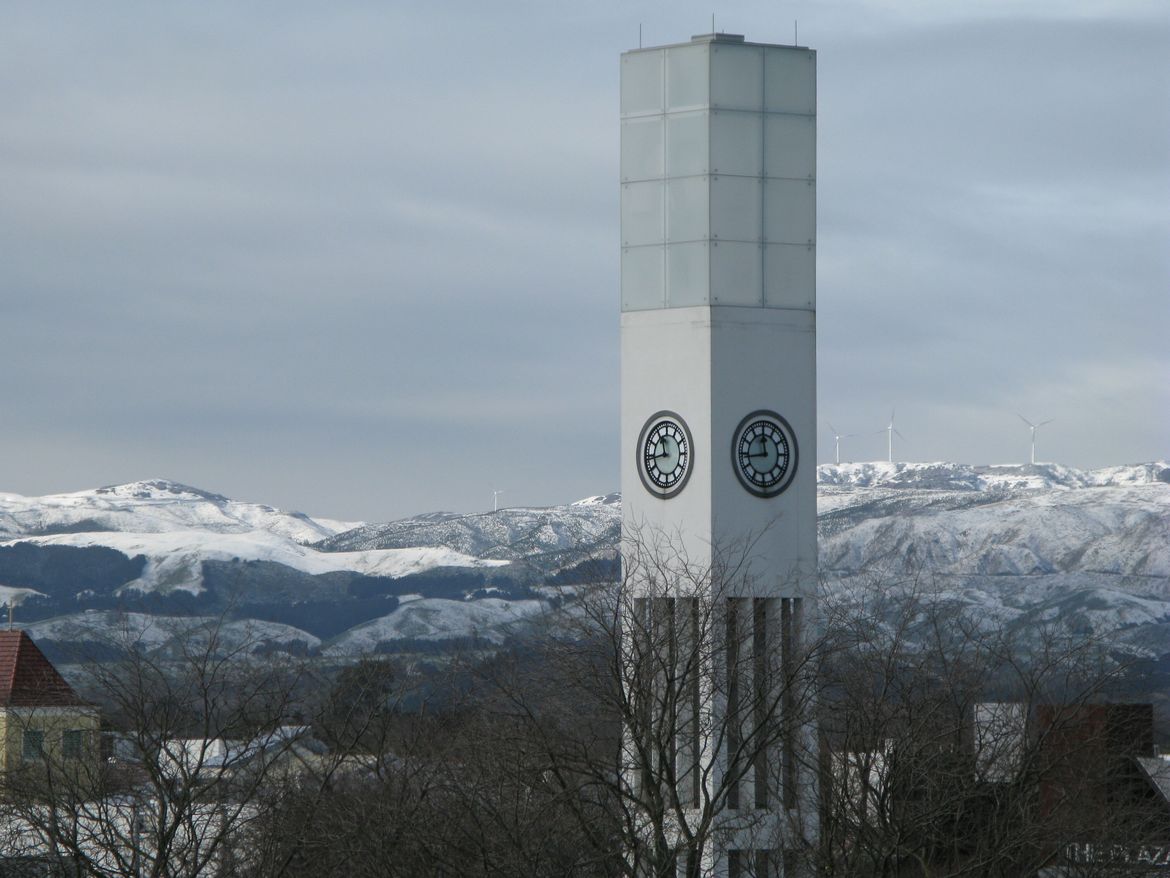 Snow over Palmerston North