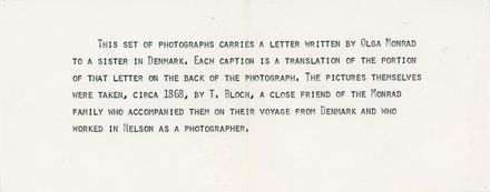 Photographic Letter from Olga Monrad - Resource cover image