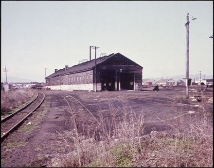 Locomotive shed