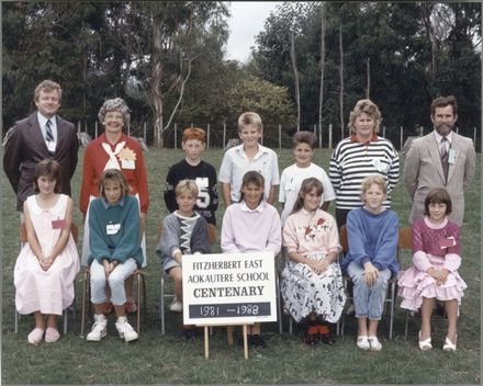 Fitzherbert East / Aokautere School Centenary - Former pupils, 1981 to 1988