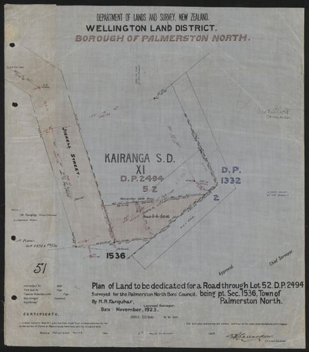 Survey Plans (subdivisions) 1902 - 1939