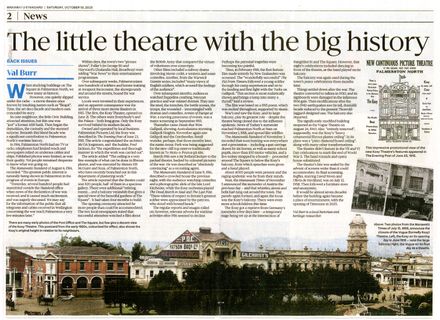 Back Issues:  The little theatre with the big history