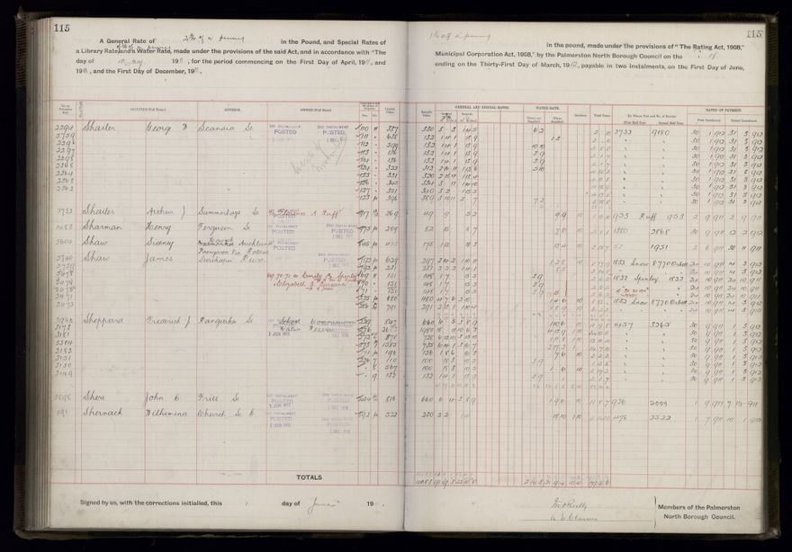 Rate book, 1911-1912 - 2021Pa_PNCC2-23-2-V19_034000-0118