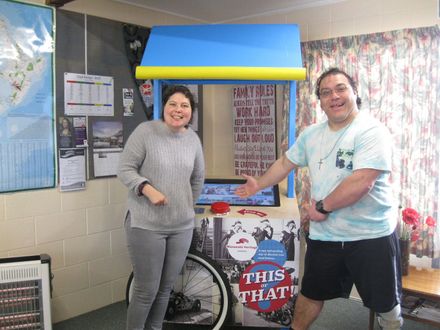 Manawatū Heritage Kiosk In Use At Strive Rehabilitation