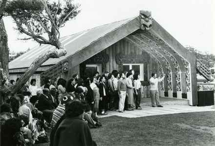 Opening of the Marae ‘Te Kupenga o Te Mātauranga’ at the Palmerston North Teachers' College