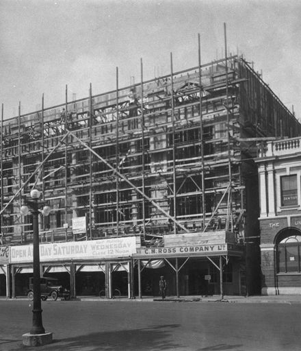 Construction of the C M Ross Co. Ltd building, The Square