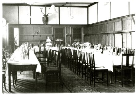 Wedding reception room of the Royale Dutch Tearooms, 170 Broadway
