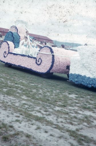 Floral Festival Parade - Combined Retail Stores Swan float
