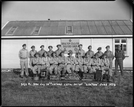Signals Platoon, Special Company, 13th Intake, Central District Training Depot, Linton