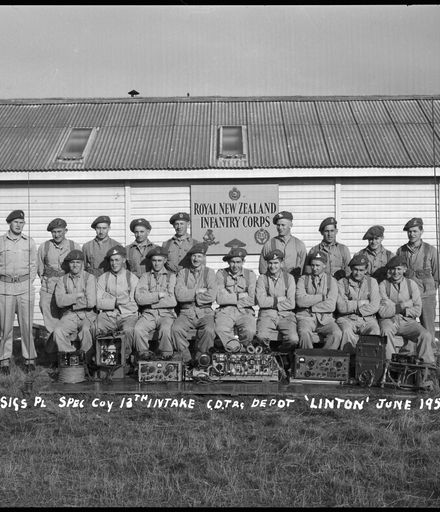 Signals Platoon, Special Company, 13th Intake, Central District Training Depot, Linton