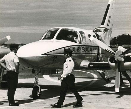 Cessna Plane on Ohakea Base Runway